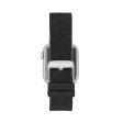 Apple Watch® RUBBER LOGO BAND 42 44 45MM BLACK Online Sale