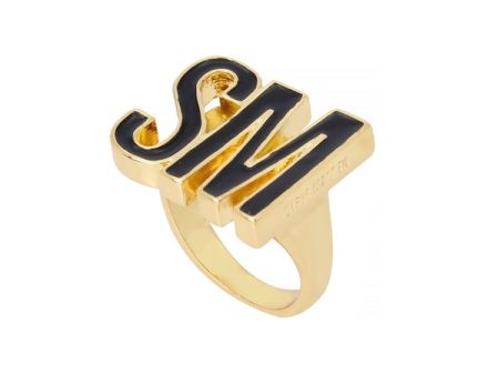 SM LOGO RING GOLD MULTI Discount