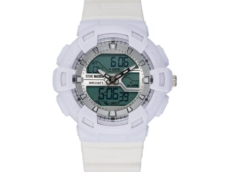 OVERSIZED SPORT WATCH WHITE MULTI Supply