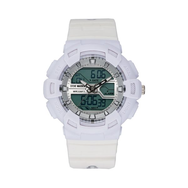 OVERSIZED SPORT WATCH WHITE MULTI Supply