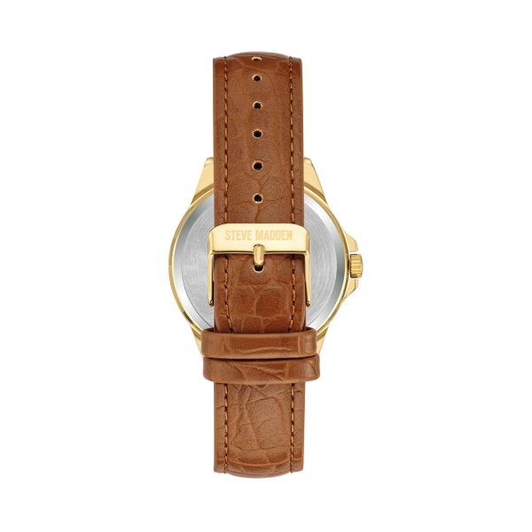 CLASSIC EMBOSSED WATCH GOLD MULTI Online now