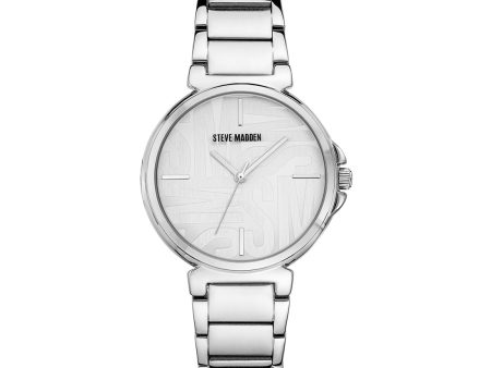 CLEAN LINE LINK WATCH SILVER For Discount