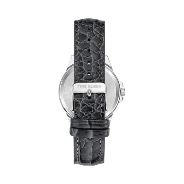 CLASSIC EMBOSSED WATCH SILVER MULTI Online now