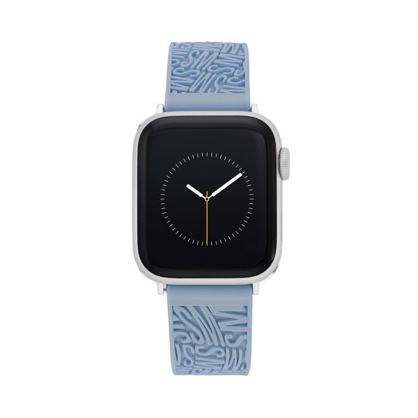 Apple Watch® RUBBER LOGO BAND 38 40 41MM BLUE Online