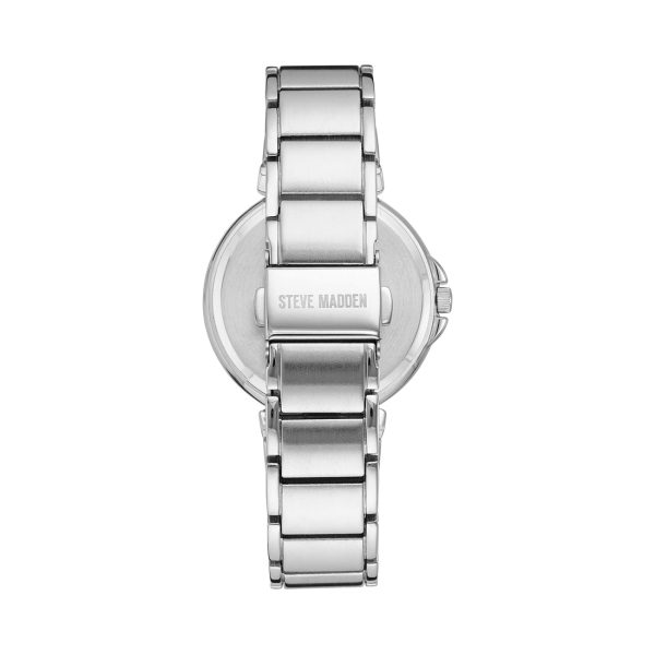 CLEAN LINE LINK WATCH SILVER For Discount