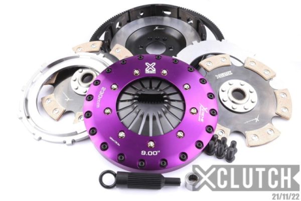 XClutch 97-04 Chevrolet Corvette Indy 500 Pace Car 5.7L 9in Twin Solid Ceramic Clutch Kit For Discount