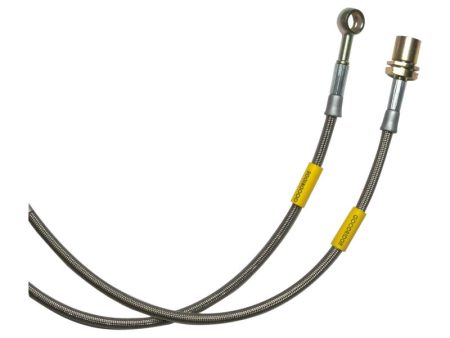 Goodridge Mitsubishi Lancer EVO IV 4 Line Brake Hose Kit (EXPORT LABELED) For Cheap