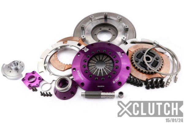 XClutch 93-95 Mazda RX-7 1.3L 8in Twin Sprung Ceramic Clutch Kit For Sale