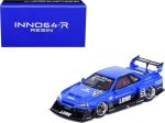 Inno64-R Nissan Skyline R34 LBWK SS Metallic Blue Online Sale