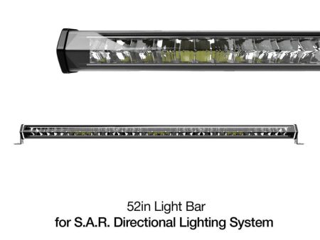 XK Glow White Housing SAR Light Bar - Emergency Search and Rescue Light 52In Supply