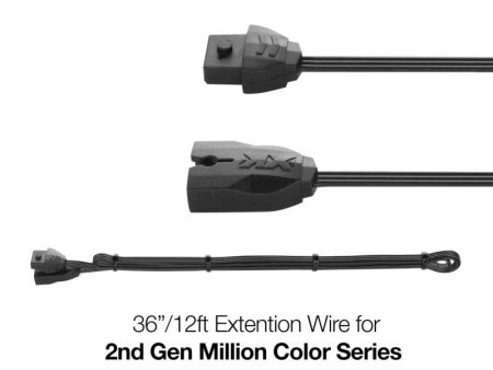 XK Glow Extension Wire for Million Color Series 2nd Gen 36In on Sale