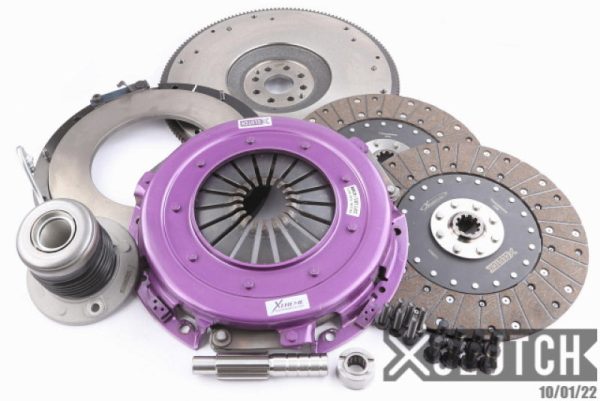 XClutch 05-10 Ford Mustang GT 4.6L 10.5in Twin Solid Organic Clutch Kit Fashion