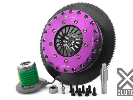 XClutch 05-10 Ford Mustang GT 4.6L 9in Triple Solid Organic Clutch Kit For Cheap