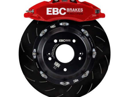 EBC Racing 07-13 BMW M3 (E90 E92 E82) Red Apollo-6 Calipers 380mm Rotors Front Big Brake Kit Hot on Sale