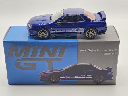 Mini GT Nissan Skyline GT-R Top Secret R32 Metallic Blue Online