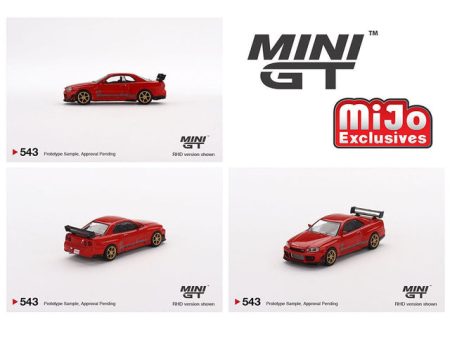 Nissan Skyline GT-R (R34) Tommykaira R RZ Edition Red Mini GT Mijo Exclusive Discount