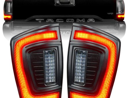 Oracle Lighting 16-23 Gen 3 Toyota Tacoma Black Series Flush Style LED Tail Lights SEE WARRANTY Sale