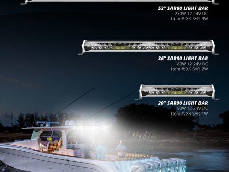 XK Glow White Housing SAR Light Bar - Emergency Search and Rescue Light 36In Cheap