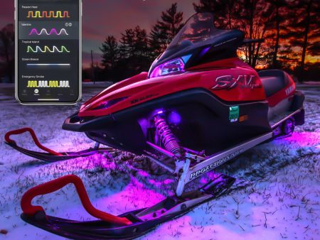 XK Glow LED Snowmobile Accent Light Kits XKchrome Smartphone App (Standard) Sale