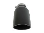 aFe Power Universal 5in Inlet 8in Outet MACH Force-XP Clamp-On Exhaust Tip - Black Hot on Sale