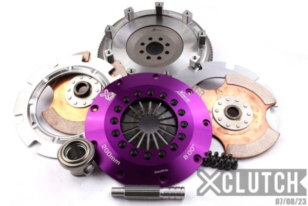 XClutch 91-98 Nissan 180SX S13 2.0L 8in Twin Solid Ceramic Clutch Kit Fashion