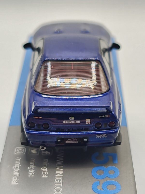 Mini GT Nissan Skyline GT-R Top Secret R32 Metallic Blue Online