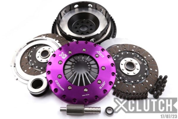 XClutch 08-13 BMW M3 Base 4.0L 9in Twin Solid Organic Clutch Kit Cheap