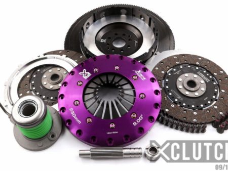 XClutch 11-14 Ford Mustang GT 5.0L 9in Twin Solid Organic Clutch Kit For Cheap