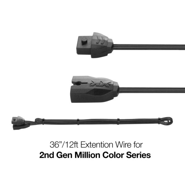 XK Glow Extension Wire for Million Color Series 2nd Gen 12ft Online Sale