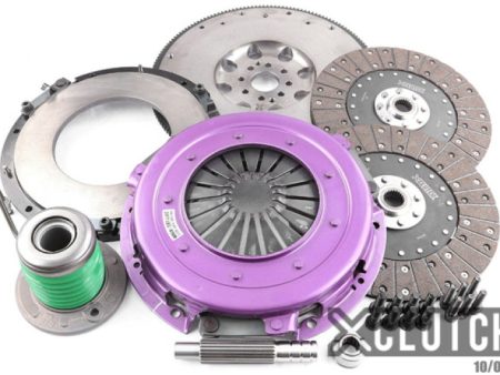 XClutch 11-14 Ford Mustang GT 5.0L 10.5in Twin Solid Organic Clutch Kit Hot on Sale