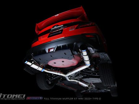 Tomei Expreme Ti Dual Exit Titanium Catback  Type D  | 2022+ Subaru WRX (TB6090-SB06B) For Discount