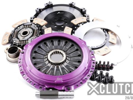 XClutch 07-17 Mitsubishi Lancer EVO X 2.0L 9in Twin Sprung Ceramic Clutch Kit Online now