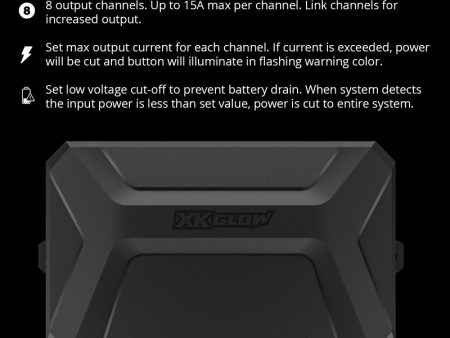 XK Glow XKcommand Bluetooth Switch Panel for Lights 12V Accessory Offroad Online Sale