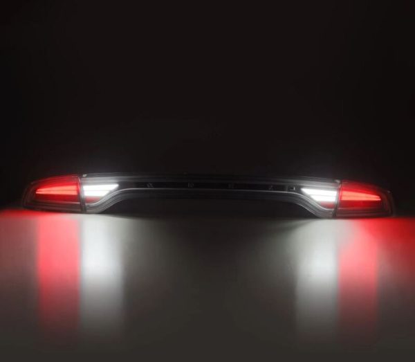 AlphaRex 15-23 Dodge Charger NOVA-Series Prismatic LED Tail Lights Smoke Supply