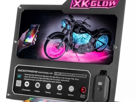 XK Glow 2nd Gen Metal Countertop Display (Harley Davidson) For Discount