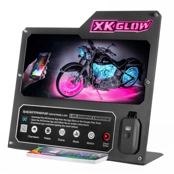 XK Glow 2nd Gen Metal Countertop Display (Harley Davidson) For Discount