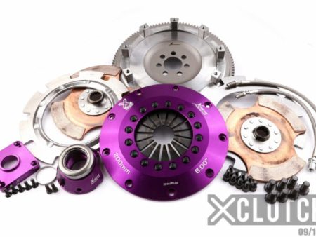 XClutch 07-17 Mitsubishi Lancer EVO X 2.0L 8in Twin Solid Ceramic Clutch Kit Online Hot Sale