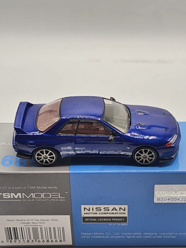 Mini GT Nissan Skyline GT-R Top Secret R32 Metallic Blue Online