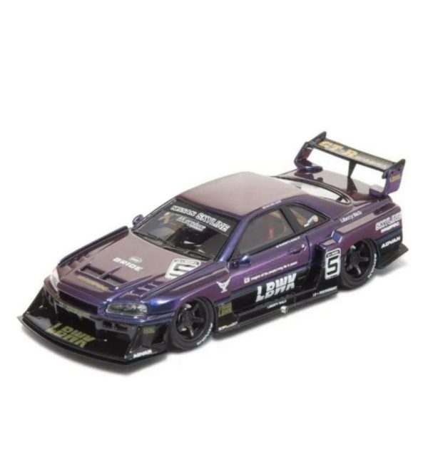 Inno64-R Nissan Skyline R34 LBWK SS Midnight Purple For Sale