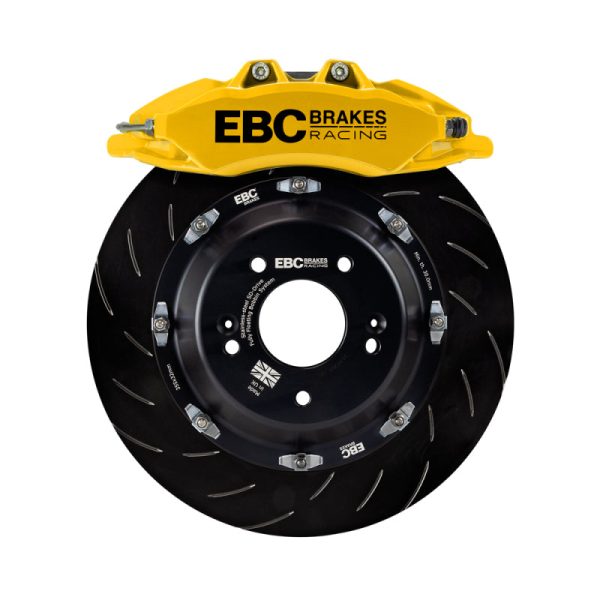 EBC Racing 07-13 BMW M3 (E90 E92 E82) Yellow Apollo-6 Calipers 380mm Rotors Front Big Brake Kit Online