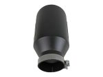 aFe Power Universal 5in Inlet 8in Outet MACH Force-XP Clamp-On Exhaust Tip - Black Hot on Sale