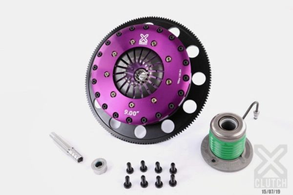 XClutch 05-10 Ford Mustang GT 4.6L 9in Twin Solid Organic Clutch Kit Online Hot Sale