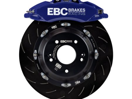 EBC Racing 07-13 BMW M3 (E90 E92 E82) Blue Apollo-6 Calipers 380mm Rotors Front Big Brake Kit Supply