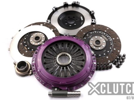 XClutch 07-17 Mitsubishi Lancer EVO X 2.0L 9in Twin Solid Organic Clutch Kit on Sale