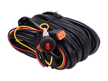 KC HiLiTES Wiring Harness for (2) Lights w 2-Pin Deutsch Connectors (110w Max Total) Cheap