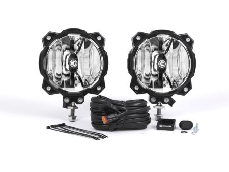 KC HiLiTES 6in. Pro6 Gravity LED Light 20w Single Mount Spot Beam (Pair Pack System) Cheap