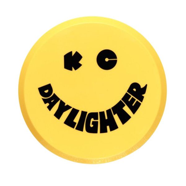 KC HiLiTES 6in. Round Hard Cover for Daylighter SlimLite Pro-Sport (Single) - Yellow w Black Smile For Sale