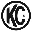 KC HiLiTES FLEX ERA 1 Single Light Cover ONLY (Black Yellow KC Logo) For Sale