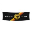 KC HiLiTES 17in. x 60in. Banner - Black w Yellow Online