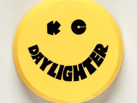 KC HiLiTES 6in. Round Hard Cover for Daylighter SlimLite Pro-Sport (Single) - Yellow w Black Smile For Sale